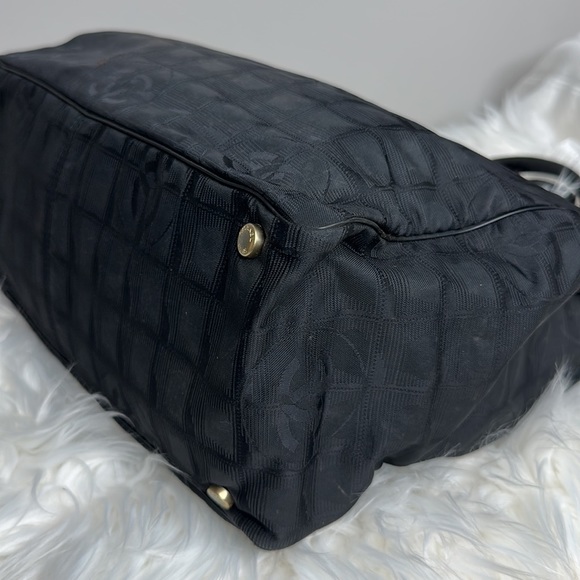 100% Authentic Pre-owned Chanel Nylon Black Tote Bag, 13.5x10x6 - Picture 8 of 16